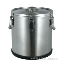 Stainless steel preservation barrel for soup